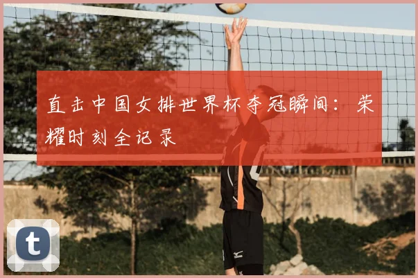 直击中国女排世界杯夺冠瞬间：荣耀时刻全记录