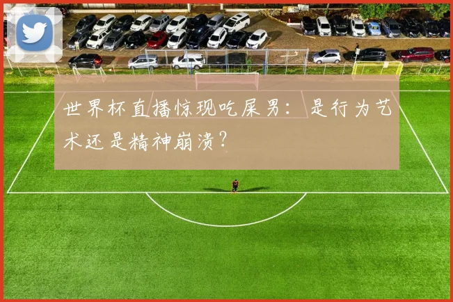 世界杯直播惊现吃屎男：是行为艺术还是精神崩溃？